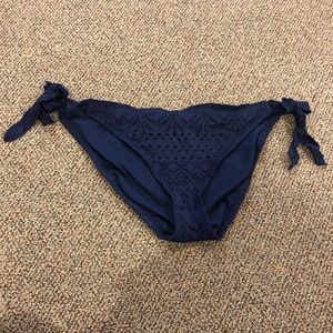 Xhilaration Navy Lace Bikini Bottom